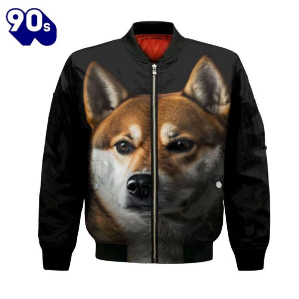 Shiba Inu AI – Unisex 3D Graphic Bomber Jacket