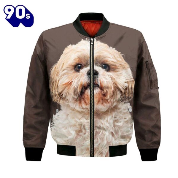 Shih Tzu – Unisex 3D Graphic Bomber Jacket