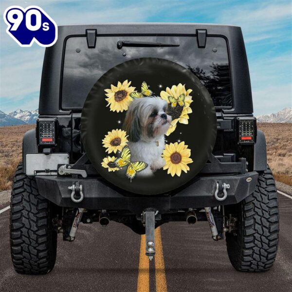 Shihtzu Daisy Spare Tire Cover