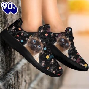 Siamese Cat Sneakers Sporty Shoes For Who Loves Cat