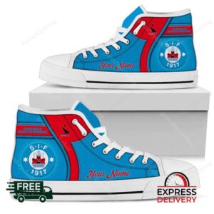 Silkeborg Personalized High Top Canvas Shoes