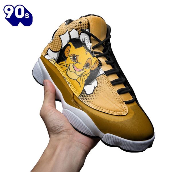 Simba Air Jordan 13 Sneakers Custom Comic Style Shoes