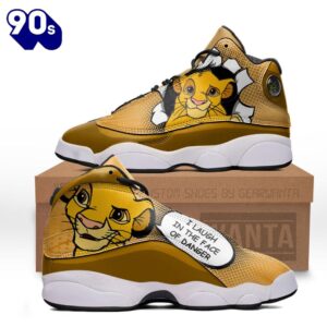 Simba Air Jordan 13 Sneakers Custom Comic Style Shoes