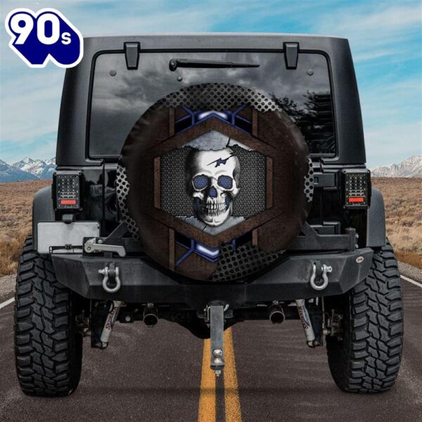 Skull Meta Car Spare Tire Cover