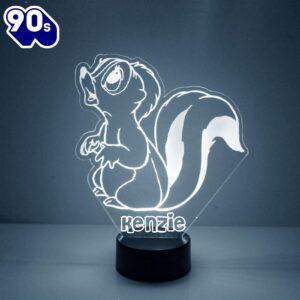 Skunk Night Light Personalized Free…