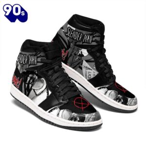 Slenderman Shoes Custom Horror Fans Sneakers