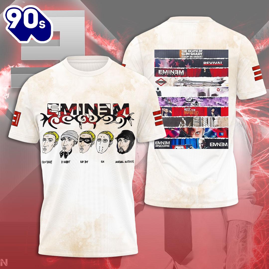 Slim Shady Eminem Why Be A King When You Can Be A God All Over Print Rapper Shirt For Fans Slim Shady Eminem Why Be A King When You Can Be A God All Over Print Rapper Shirt For Fans