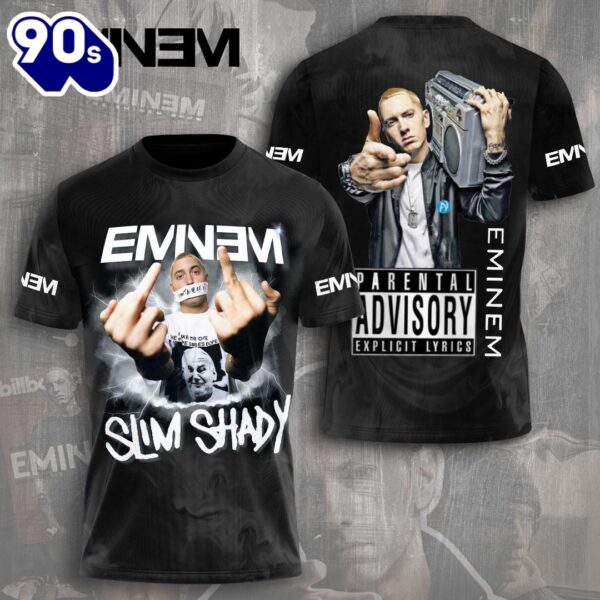 Slim Shady Marshall Mathers Eminem Rap R&b Hip-hop Rapper Music  All Over Print Rapper Shirt For Fans