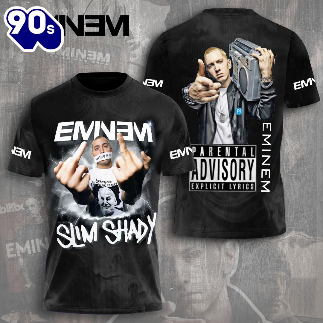 Slim Shady Marshall Mathers Eminem Rap R&b Hip-hop Rapper Music All Over Print Rapper Shirt For Fans Slim Shady Marshall Mathers Eminem Rap R&b Hip-hop Rapper Music All Over Print Rapper Shirt For Fans