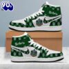 Gift Summer Slytherin Nike Logo Green Design Air Jordan 1 High Top