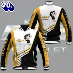 Snoopy Chevrolet Baseball Jacket