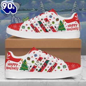 Snoopy Christmas Holiday Limited Edition Stan Smith Shoes