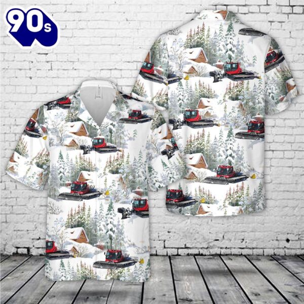 Snow groomer Christmas Hawaiian Shirt