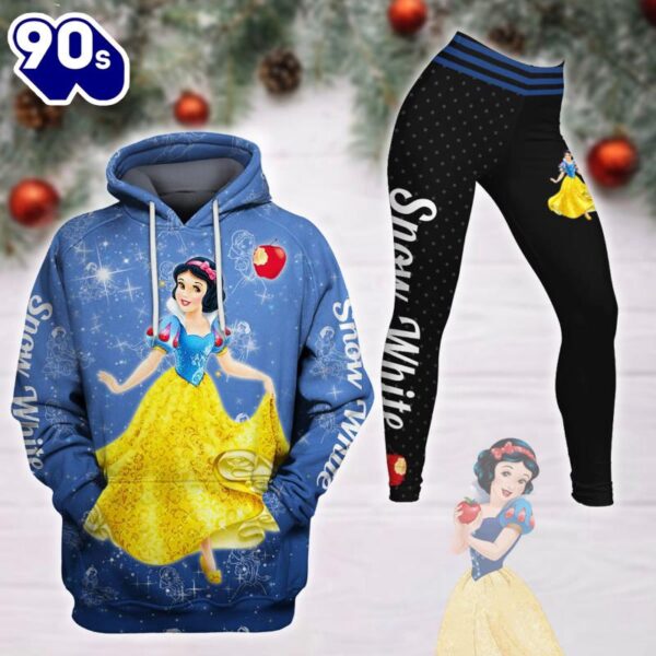 Snow White Pattern Activewear Set