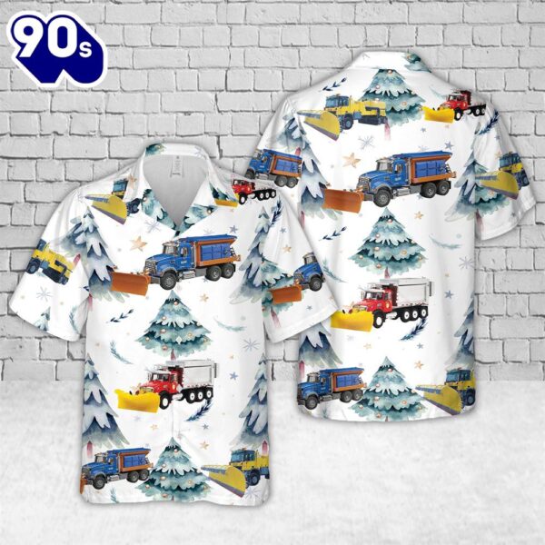 Snowlpow Truck Christmas Hawaiian Shirt