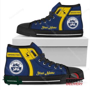 Sonderjyske Personalized High Top Canvas…