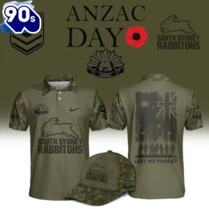 South Sydney Rabbitohs NRL Anzac Day 2025 Polo