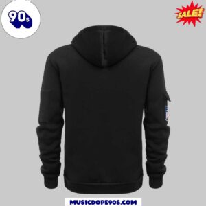 Special Detroit Lions Black Half Zip Hoodie