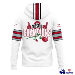 Special Rose Bowl Champions Ohio State Buckeyes Football Hoodie, Cap