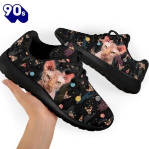 Sphynx Cat Sneakers Sporty Shoes For Cat Lover