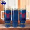 Spider Man Across The Spider Verse Movie Custom Stanley Quencher 40oz Stainless Steel Tumbler With Handle  For Fans