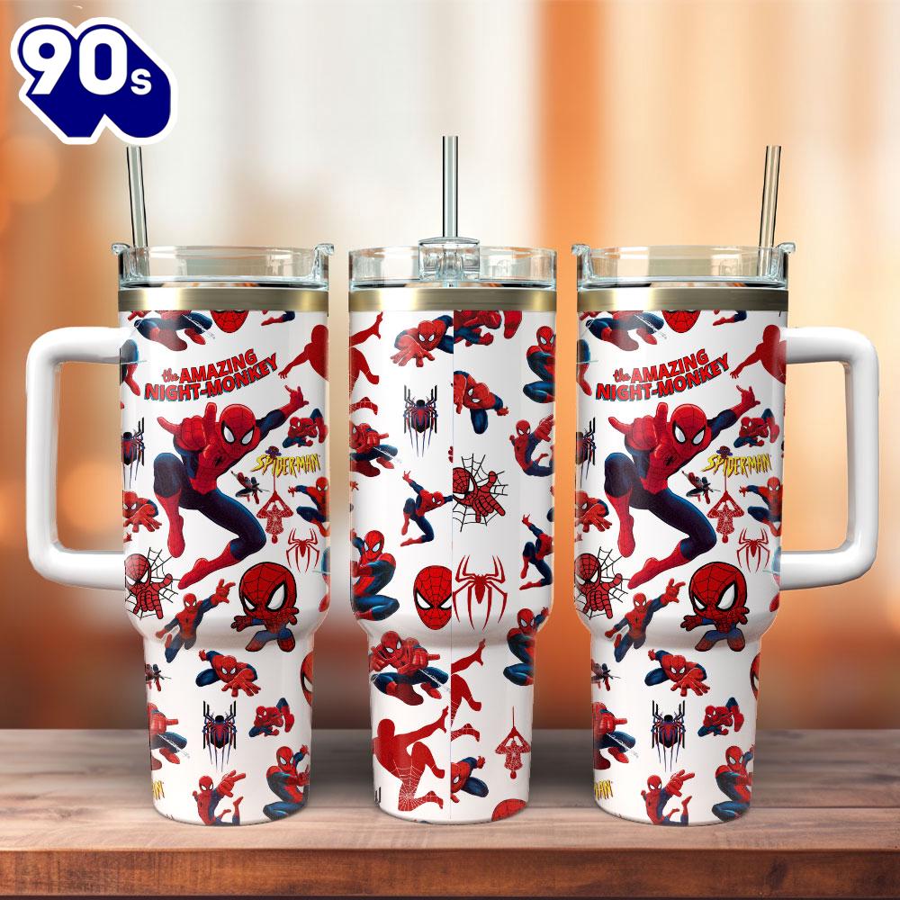 Spider Man Movie Custom Stanley Quencher 40oz Stainless Steel Tumbler 1 For Fans Spider Man Movie Custom Stanley Quencher 40oz Stainless Steel Tumbler 1 For Fans