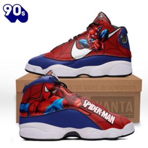 Spiderman Air Jordan 13Sneakers Super Heroes Custom Shoes