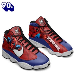 Spiderman Air Jordan 13Sneakers Super Heroes Custom Shoes