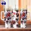 Spiderman Superhero Movies Custom Stanley Quencher 40oz Stainless Steel Tumbler  For Fans