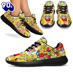 Spongebob Sneakers Custom Shoes Funny…