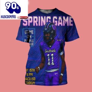 Spring Game Game On Purple vs White At Waco ISD Stadium On May 15 2025 Pixels Graphics Shirt