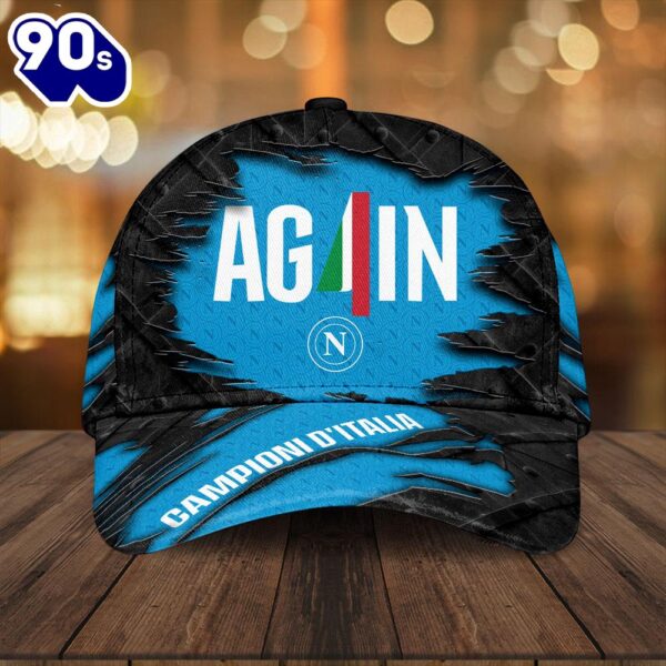 S.S.C. Napoli Classic Custom 3D Caps