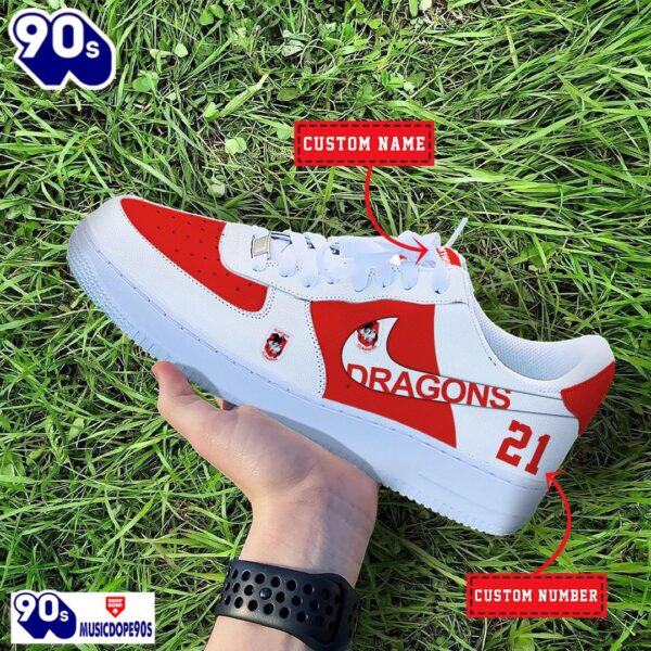 St George Illawarra Dragons NRL Personalized Air Force 1 Shoes