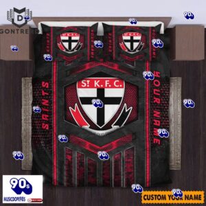 St Kilda Football Club Bedding Set For Fan New Arrivals 2024