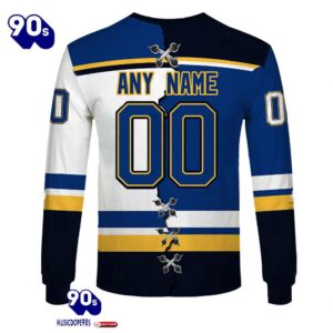 St Louis Blues Personalized NHL Mix Jersey