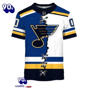 St Louis Blues Personalized NHL Mix Jersey