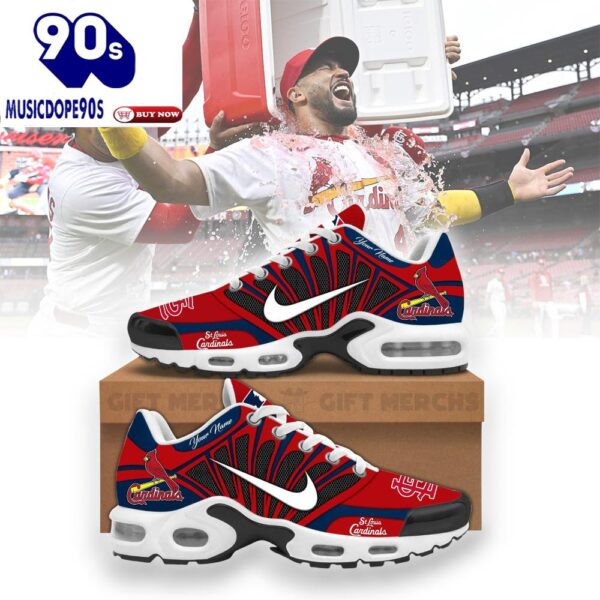 St. Louis Cardinals Custom Nike Air Max Plus Shoes For Fans