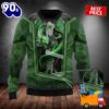 St Patrick Day With Dragon Around Celtic Cross Green Ugly Xmas Sweater 2025