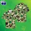 St Patrick Leprechaun Shamrock Pot Of Gold Green Hawaiian Camp Shirt 2025