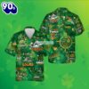 St Patricks Cruise Squad Shamrock Green Metal Hawaiian Shirt 2025