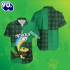 St Patricks Shamrock Pot Of Gold Green Hawaiian Collar Shirt 2025