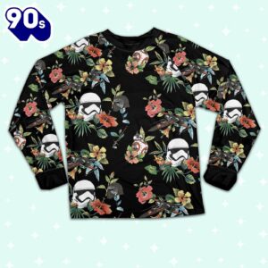 Star Wars Stormtrooper Kylo Ren BB-8 Vintage Floral Pajamas Set - Movie Cartoon Holiday Pajamas