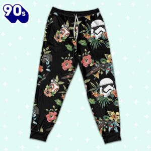 Star Wars Stormtrooper Kylo Ren BB-8 Vintage Floral Pajamas Set - Movie Cartoon Holiday Pajamas