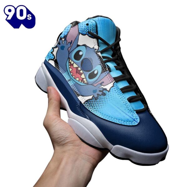 Stitch Air Jordan 13 Sneakers Comic Style Shoes