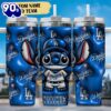 Stitch and Los Angeles Dodgers Cartoon,MLB Custom Stanley Quencher 40oz Stainless Steel Tumbler With Handle