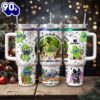 Stitch And The Nightmare Before Christmas Movies Custom Stanley Quencher 40oz Stainless Steel Tumbler With Handle