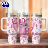 Stitch Angel Cartoon Custom Stanley Quencher 40oz Stainless Steel Tumbler With Handle