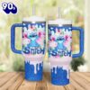 Stitch Disney Cartoon Custom Stanley Quencher 40oz Stainless Steel