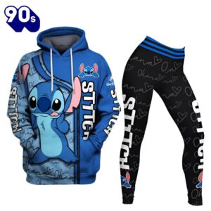 Stitch Hoodie And Leggings Set