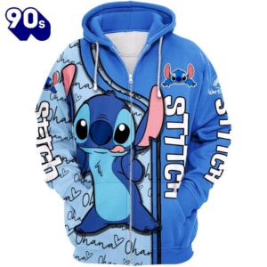 Stitch Hoodie And Leggings Set